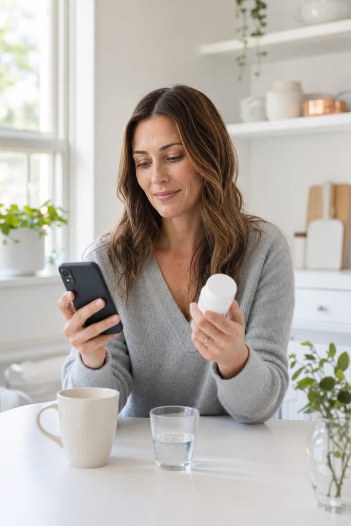 Member messaging care team from home